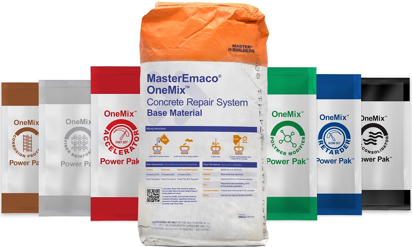 MasterEmaco OneMix Concrete Repair System